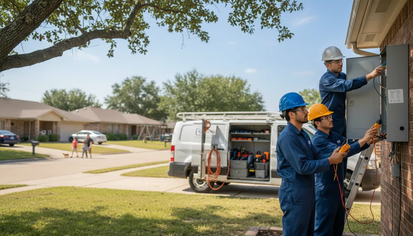 Certified electrician providing emergency electrical services in Godwin, NC